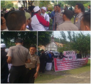 Demo anti Salafi Wahabi di Batam