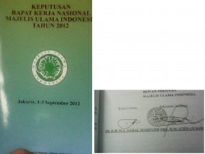 Keputusan Rakernas MUI