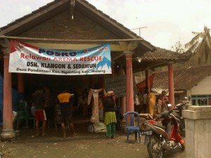 Posko Bantuan Korban Kelud