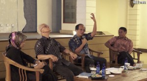 (dr kanan) Fachry Ali, Sudhamek AWS dan Franz Magnis Suseno