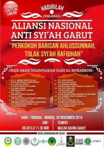 Deklarasi Nasional anti Syiah di Garut