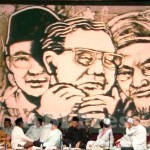 ABI Press_Lukisan pasir di Haul Gus Dur