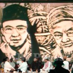 ABI Press_Lukisan pasir di Haul Gus Dur