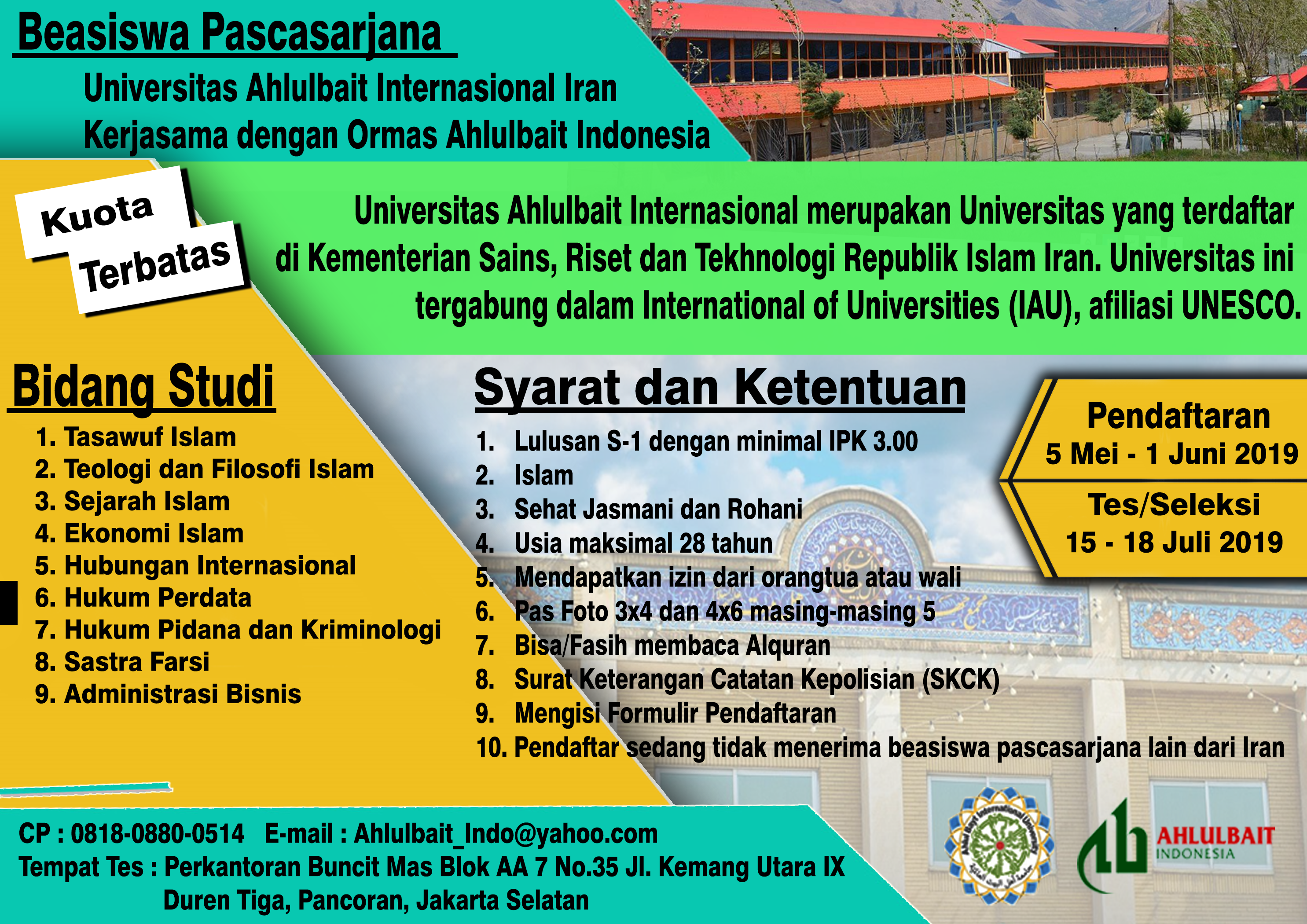 Brosur Beasiswa S 2 ABU 1