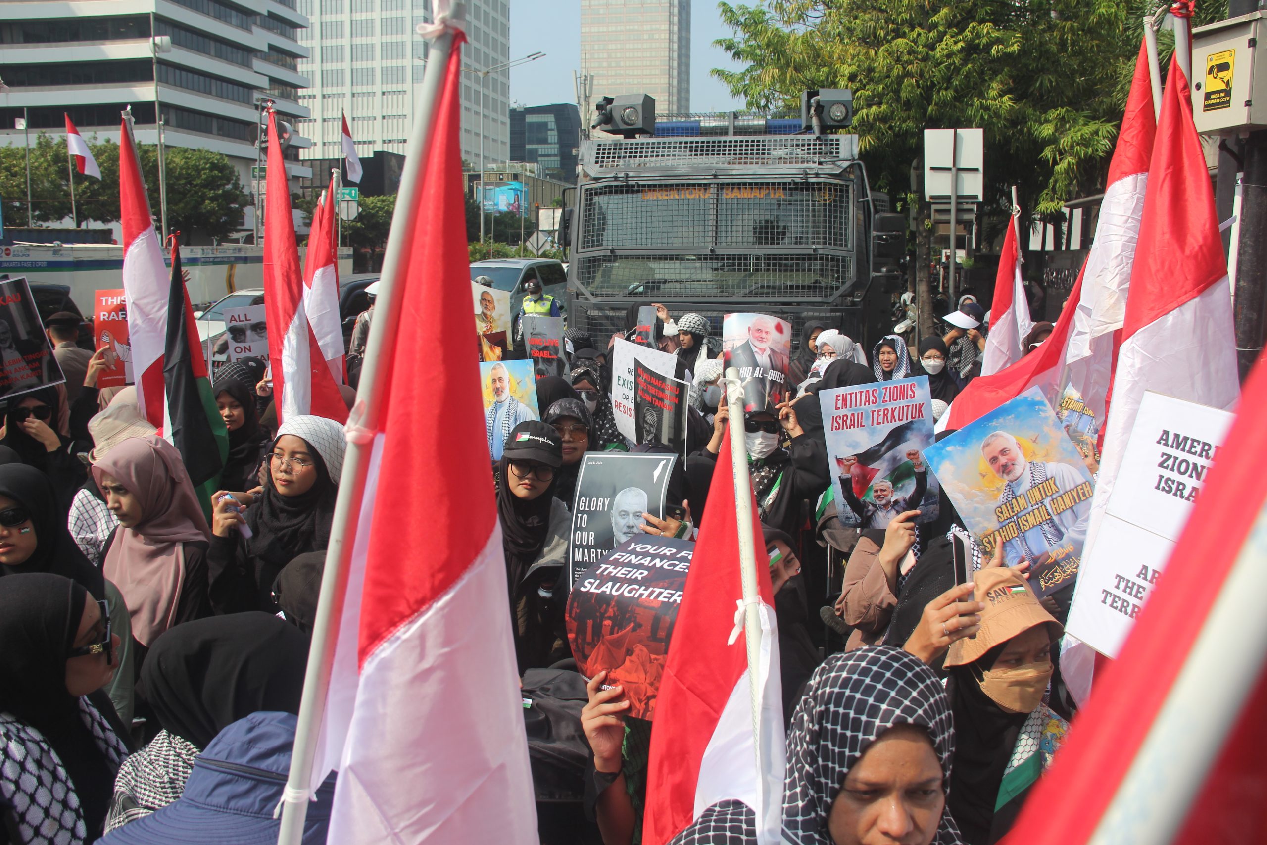 BARAQ Gelar Aksi Solidaritas untuk Palestina di Jakarta