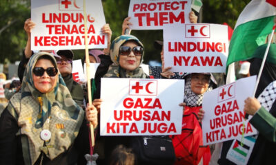 Dokter dan Tenaga Kesehatan Gelar Aksi Solidaritas untuk Gaza: “Lindungi Mereka!”