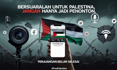 Bersuaralah untuk Palestina, Jangan Hanya Jadi Penonton