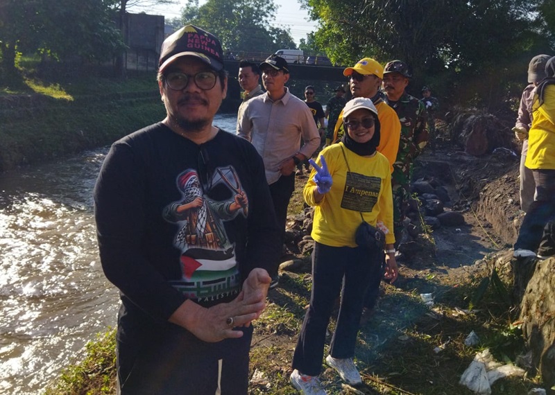 DPW ABI NTB Bergabung dalam Aksi Gotong Royong Besar Bersihkan Lokasi Banjir Terparah di Riverside