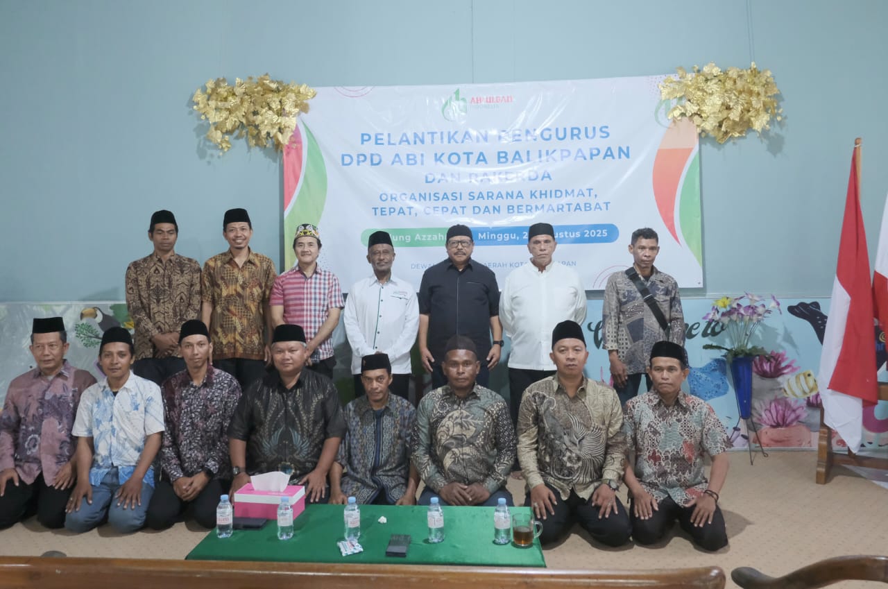 Pelantikan Pengurus DPD ABI Balikpapan Berlangsung Khidmat dan Penuh Semangat
