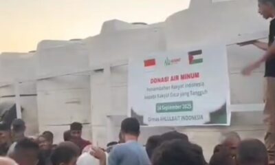 ABI Salurkan 10 Ribu Liter Air Minum untuk Warga Gaza yang Terjebak Krisis