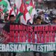 Ratusan Massa Serukan Keadilan untuk Palestina dalam Aksi Damai DPW ABI Jawa Barat