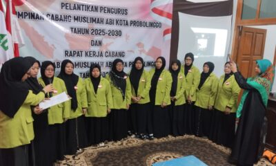 Profesionalisme Jadi Fokus Pelantikan Pengurus Muslimah ABI Kota Probolinggo