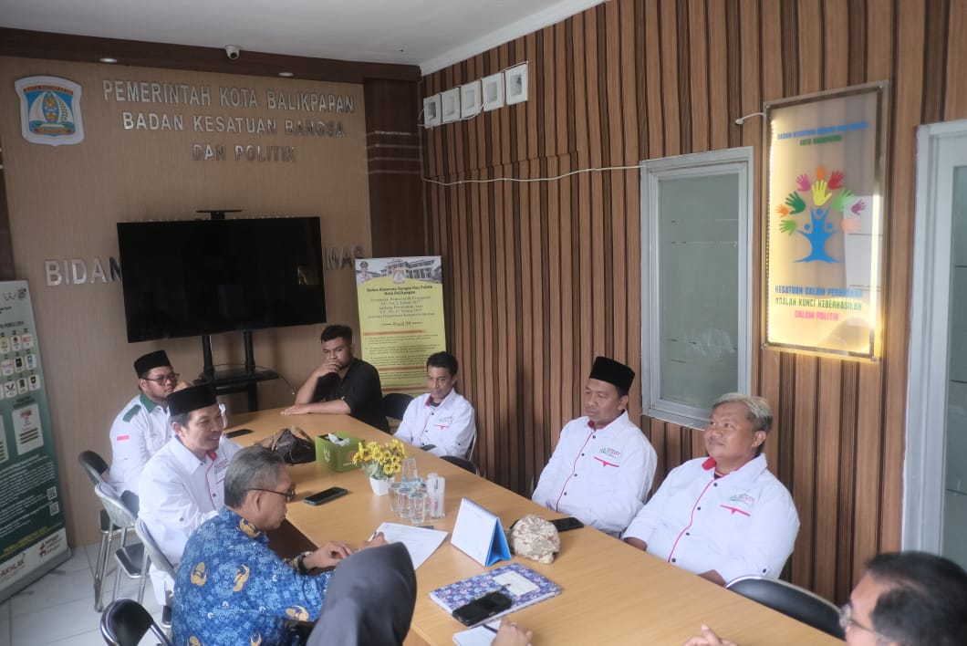 DPD ABI Balikpapan Perkenalkan Pengurus Baru dalam Kunjungan ke Kesbangpol