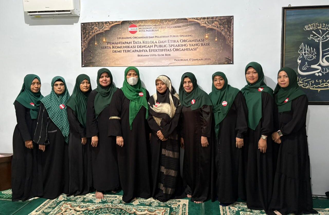 Perkuat Kapasitas Pengurus, Muslimah ABI Kota Pasuruan Gelar Upgrading dan Pelatihan Public Speaking
